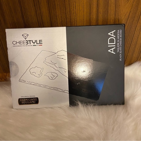 BNIB Cheestyle black  slate cheeseboard - Picture 1 of 8